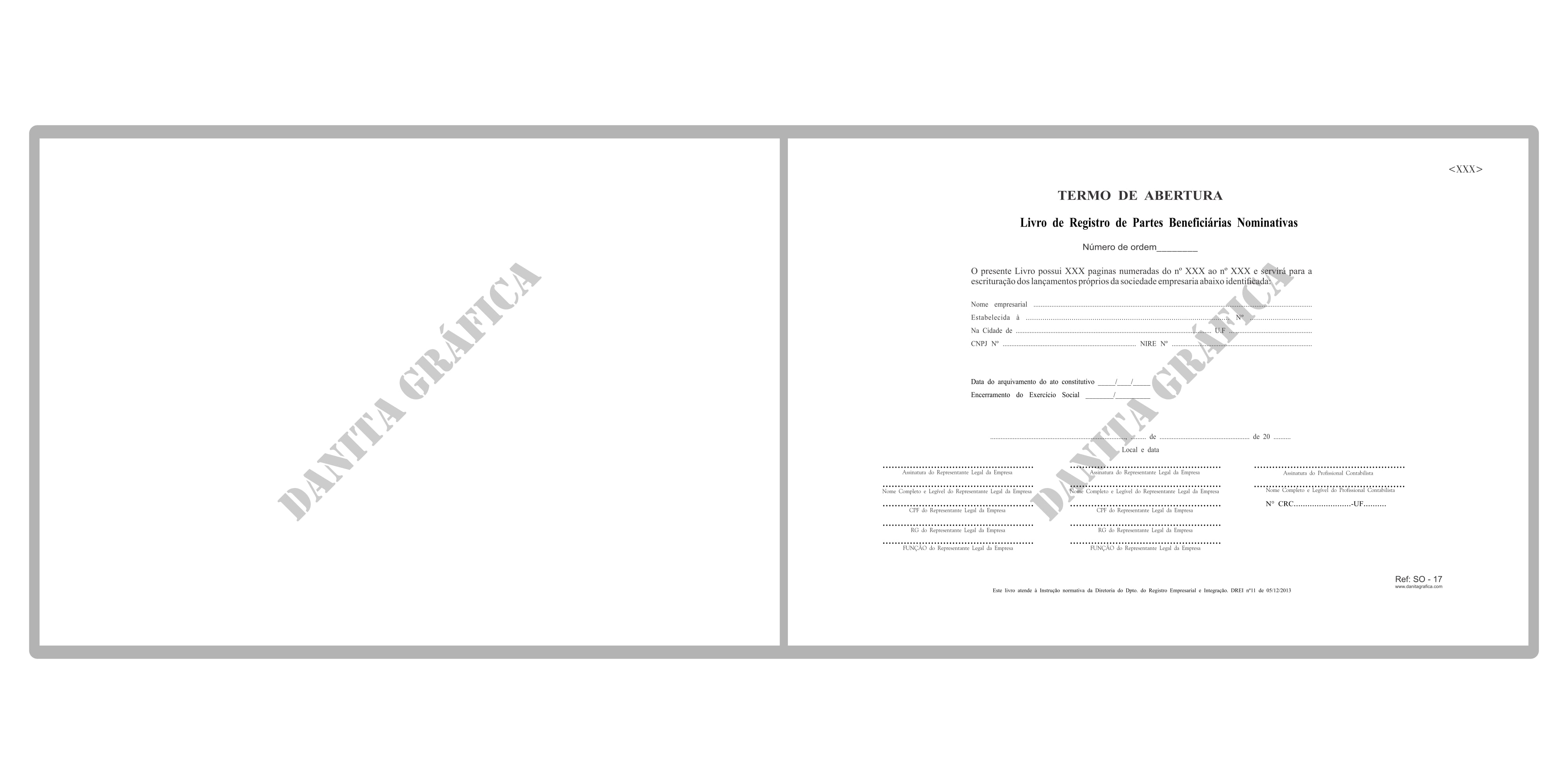 A loja dos livros fiscais livro de registro de partes benefici rias