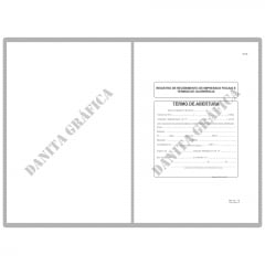 Livro Modelo 57 - Registro de Recebimento de Impressos Fiscais e Termos de Ocorrências V9