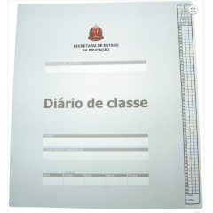 Diário de Classe Bimestral Tamoio Ref. 1732 - 08 folhas Cinza c/ 50 unid
