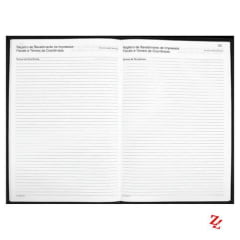 Livro Modelo 57 - Registro de Recebimento de Impressos Fiscais Tamoio Ref. 2028 - 50 folhas pct C 05 unid