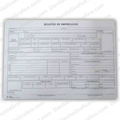 Ficha de Registro De Empregados Tamoio Ref. 1224-4 C/ 100 Unid.